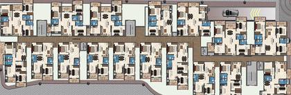 Floor Plan of DS MAX Sky Blossom in Begur, Bangalore - Image 181601