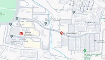 Location of Divyasree 77 East - Image 106876