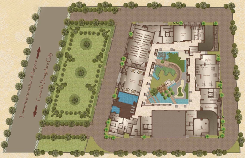 Master Plan of Legacy Cirocco in Jakkur, Bangalore - Image 107634