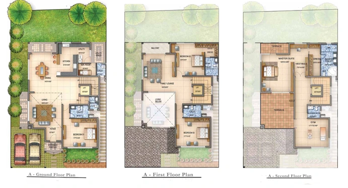 4 BHK House/Villa in Prestige Bougainvillea in Whitefield, Bangalore - Image 710831