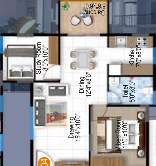 2 BHK Flat in Isha Hilife in Whitefield, Bangalore - Image 817612