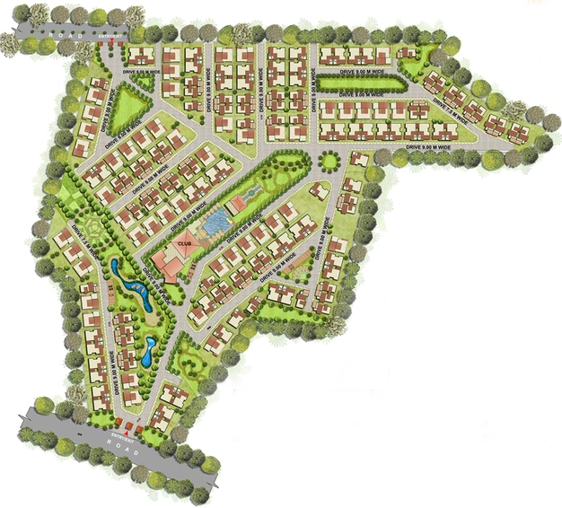 Master Plan of Prestige Mayberry in Whitefield, Bangalore - Image 106897
