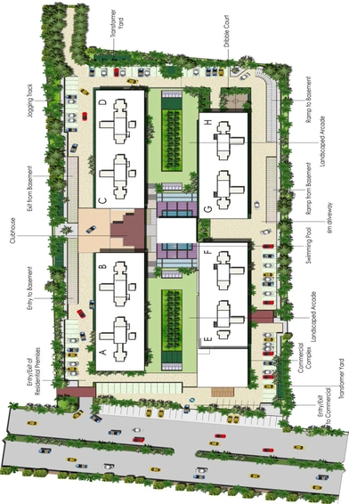 Master Plan of Sunce Caesars Palace in Kanakapura, Bangalore - Image 106604