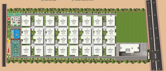 Master Plan of Divine Green Leaf in Yelahanka, Bangalore - Image 176552