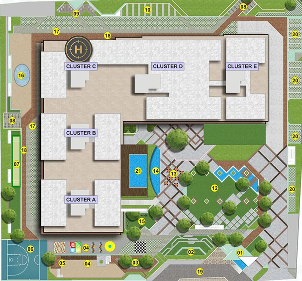 Master Plan of Elv the Ivory Terraces in Whitefield, Bangalore - Image 177358
