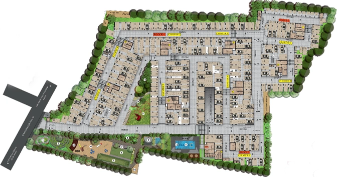 Master Plan of Radiance The Prime in Pammal, Chennai - Image 106616