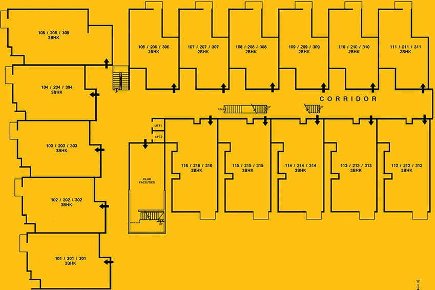 Master Plan of Rainbow Haven in JP Nagar, Bangalore - Image 176809