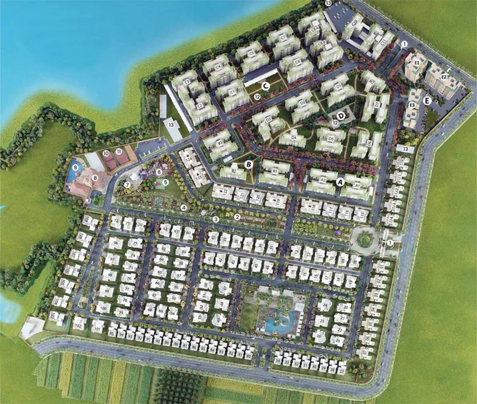 Master Plan of Aquavista - Mahindra World City in Chengalpattu, Chennai - Image 129495