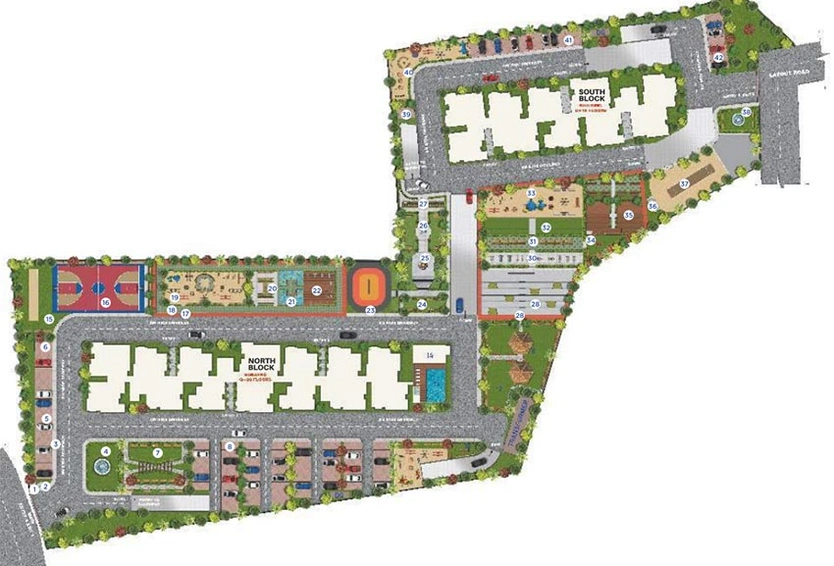 Master Plan of Sai Kalyan Water Edge in Jakkur, Bangalore - Image 178769