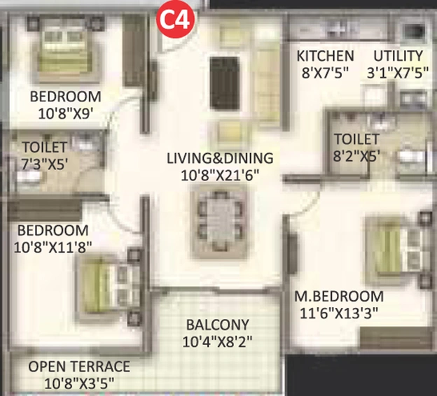 5 BHK Flat in V Classic in Ramamurthy Nagar, Bangalore - Image 712192