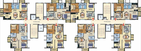 Floor Plan of Myhna Maple in Varthur, Bangalore - Image 173311