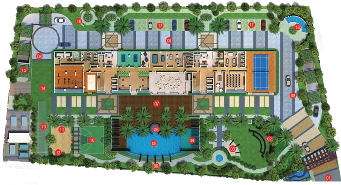 Master Plan of Valmark Apas in Bannerghatta, Bangalore - Image 106937