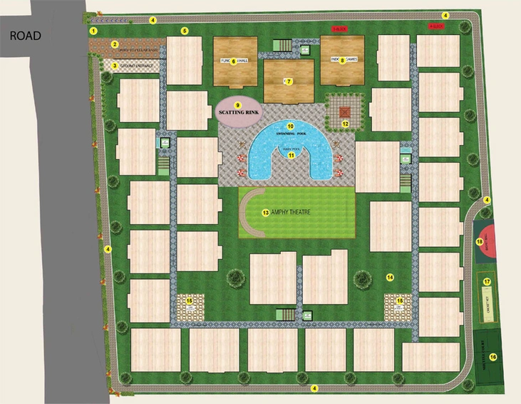 Master Plan of SSVR Acacia in Panathur, Bangalore - Image 204653