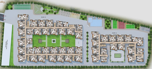 Master Plan of Bhavisha Bentley Goldberg Phase 1 in Sarjapur Road, Bangalore - Image 169489
