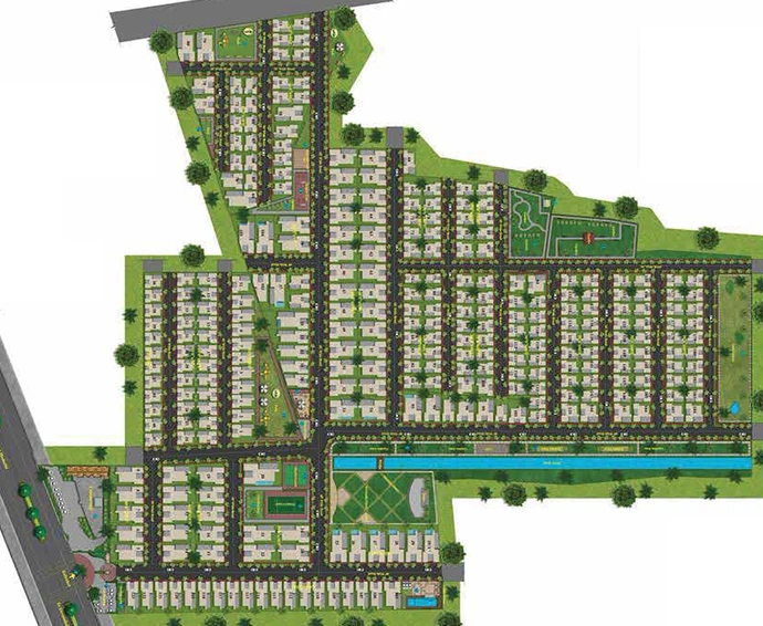 Master Plan of S&S Sands Royal Park in Hoskote, Bangalore - Image 169635