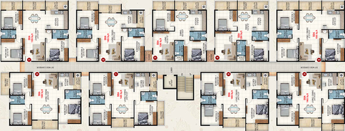 Floor Plan of Udbhav Gokulam in Varthur, Bangalore - Image 176430
