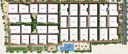 Master Plan of Udbhav Gokulam in Varthur, Bangalore - Image 176429