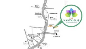 Location of PSR Nandanam - Image 169599