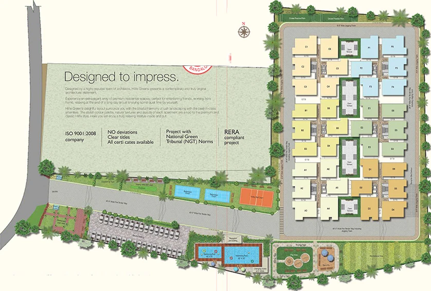 Master Plan of Hilife Greens in Varthur, Bangalore - Image 169548