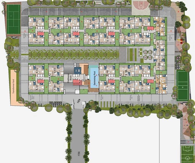 Master Plan of Bhuvi By Amsha in Kadubeesanahalli, Bangalore - Image 177924