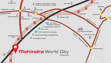 Location of Mahindra Lakewoods - Image 106644