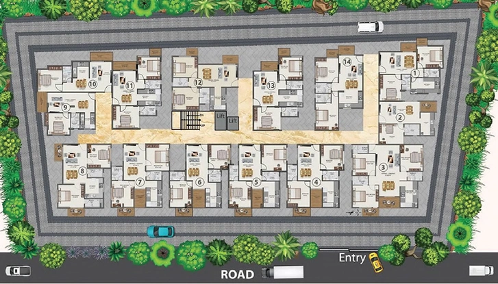 Master Plan of Mindstone Arka Iris Grand in Anekal, Bangalore - Image 169456