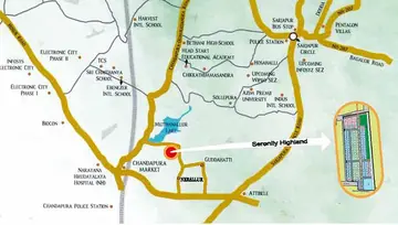 Location of Medhyam Serenity Highland - Image 169641