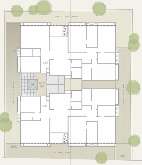 Master Plan of Hrishikesh H1 in Satellite, Ahmedabad - Image 106671