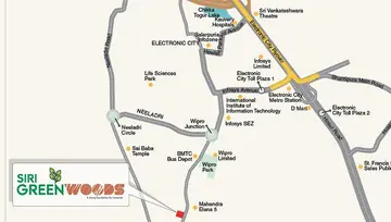 Location of Siri Green Woods - Image 169661