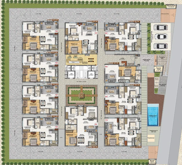 Master Plan of Siri Green Woods in Electronic City, Bangalore - Image 169662