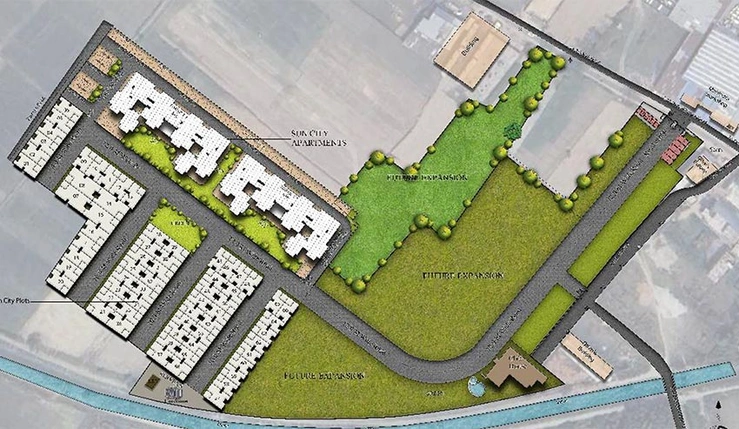 Master Plan of Omega Sun City in Faizabad Road, Lucknow - Image 177817