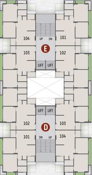 Floor Plan of MK The Willows in Hathijan, Ahmedabad - Image 106690