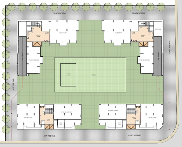 Master Plan of Kiara Jade in Koteshwar, Ahmedabad - Image 107069