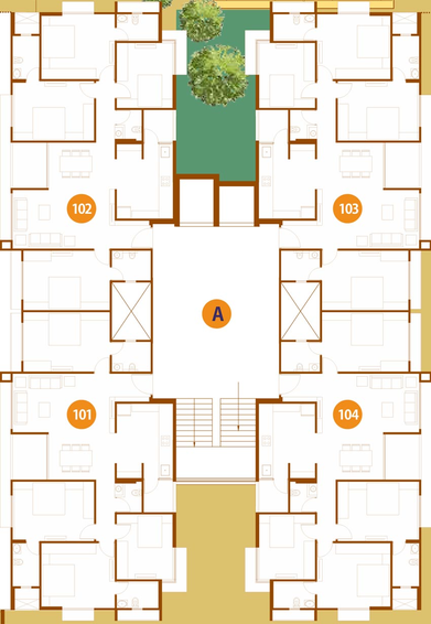 Floor Plan of Kailash Rejoice 2 in Nana Chiloda, Ahmedabad - Image 107101