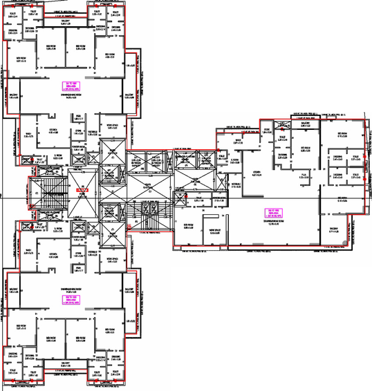 Floor Plan of Ekarth Sarvam in Raysan, Gandhinagar - Image 107130