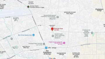 Location of Aradhana Bhavyaa Flora - Image 170781
