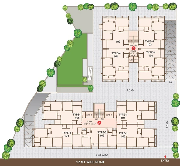 Master Plan of Elite One 13 in Gota, Ahmedabad - Image 108397