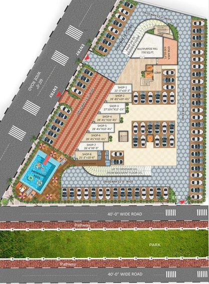 Master Plan of Apeksha Satyam in Lalarpura, Jaipur - Image 146864