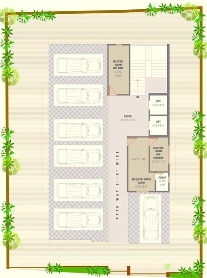 Master Plan of Kapadia Hetvi Elegance in Navrangpura, Ahmedabad - Image 108389