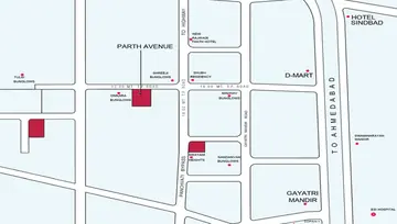 Location of Shiv Parth Avenue - Image 107182