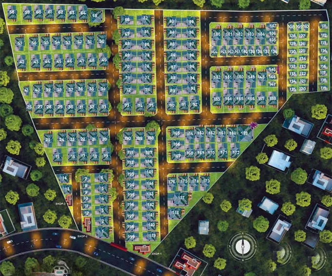 Master Plan of Divina - MGP Globus Palladium in Padur, Chennai - Image 107195