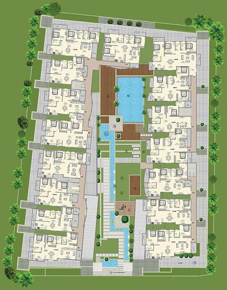 Master Plan of Saravana Esplanade in Yeshwanthpur, Bangalore - Image 107487