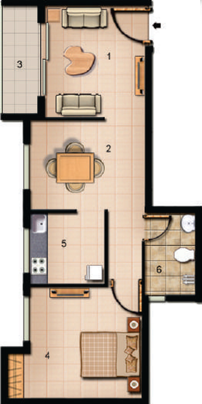 1 BHK Flat in ICMC Akila Heights in Tambaram, Chennai - Image 801032
