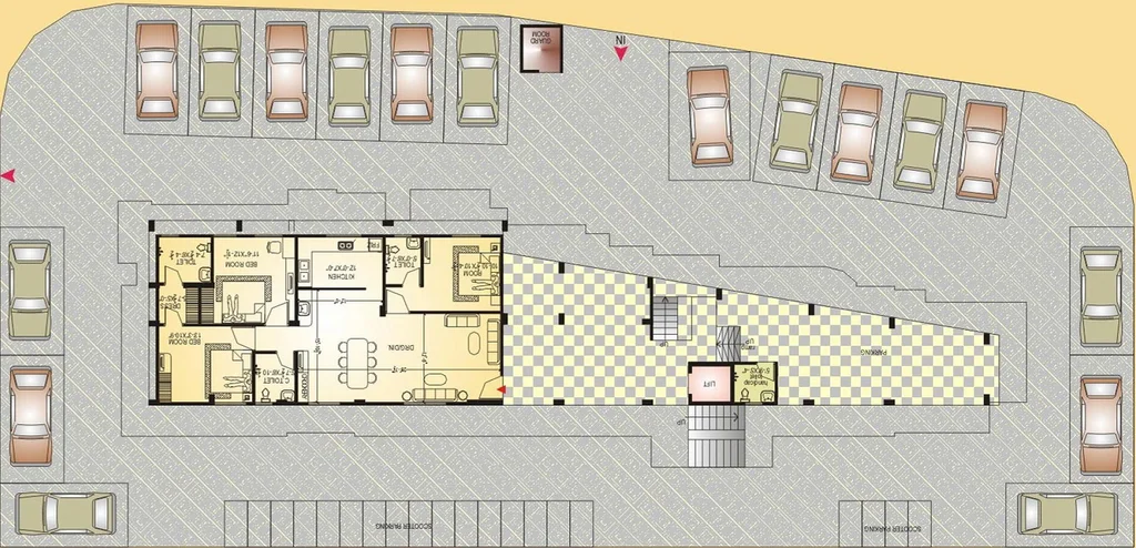 Master Plan of Mojika Midas Residency in Vaishali Nagar, Jaipur - Image 170833