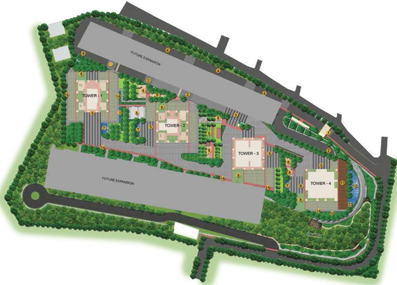 Master Plan of Tata The Promont in Banashankari, Bangalore - Image 107235