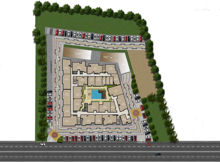 Master Plan of Sowparnika The Columns in Whitefield, Bangalore - Image 107651