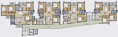 Floor Plan of G Corp Mahalakshmi in Sahakara Nagar, Bangalore - Image 107657