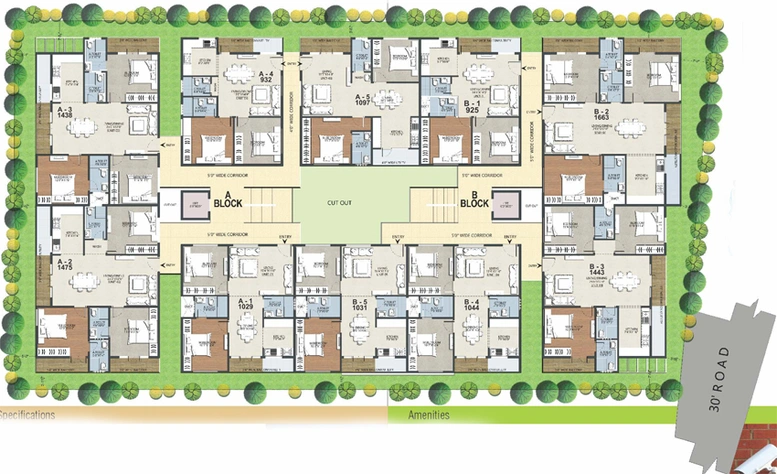 Master Plan of Arvind Godavari in Thanisandra, Bangalore - Image 107247