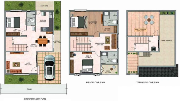 3 BHK House/Villa in DAC House Of Palisade in Pallikaranai, Chennai - Image 799987