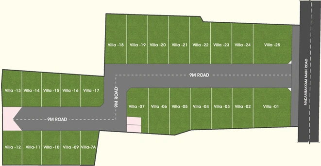 Master Plan of Dac Vilva in Madambakkam, Chennai - Image 107291